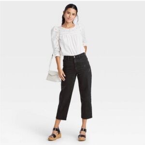 Universal Thread Vintage Black Straight Jeans